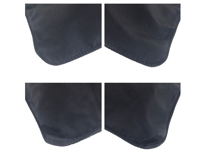 Bolso de hombro de nylon Prada Tessuto con logotipo triangle Negro - vista 3
