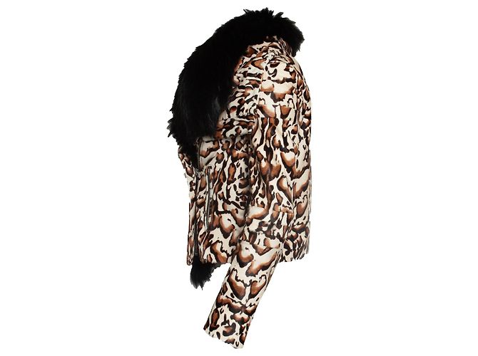 Diane Von Furstenberg, abrigo de piel de pony Castaño - vista 3