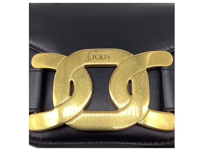Borsa a tracolla Mini Kate in pelle nera Tod's Nero - vista 9
