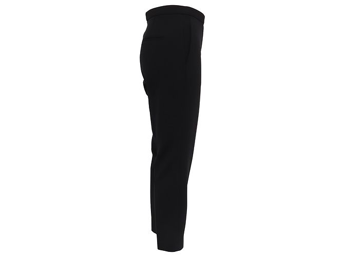 Theory Cropped Trousers aus schwarzem Polyester - Ansicht 2