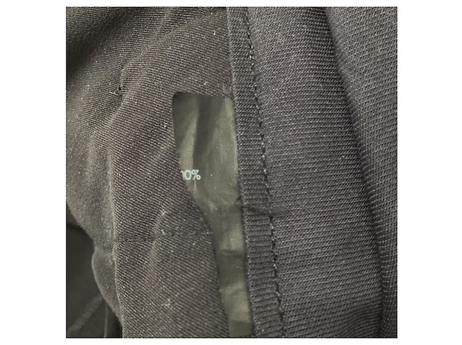 Theory Cropped Trousers aus schwarzem Polyester - Ansicht 4