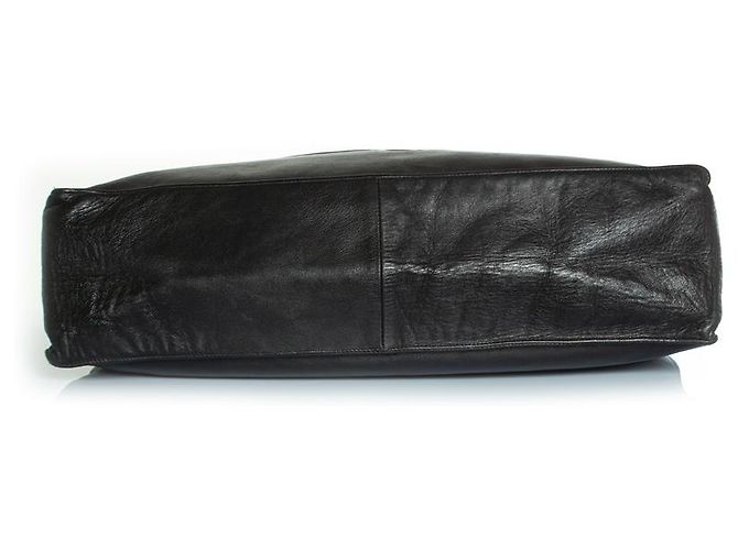 Chanel, Grand shopper in pelle di agnello nera Nero - vista 3