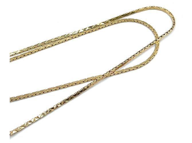 Collana Dior Oval Oblique con strass - vista 6
