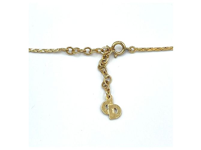 Collana Dior Oval Oblique con strass - vista 7