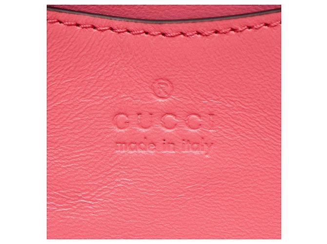 Gucci Jumbo GG Puffy Leather Milano Small Top Handle Rosa - vista 8