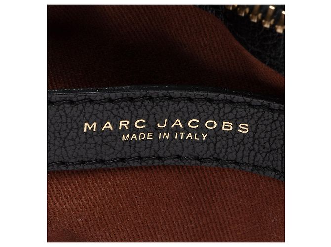Borsa a Spalla Silvana in Pelle Trapuntata Marc Jacobs Nero - vista 7