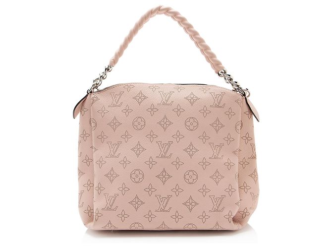 Borsa Babylone Chain BB in pelle Mahina Louis Vuitton Rosa - vista 3