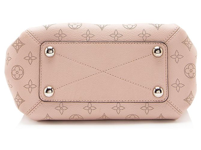 Borsa Babylone Chain BB in pelle Mahina Louis Vuitton Rosa - vista 4