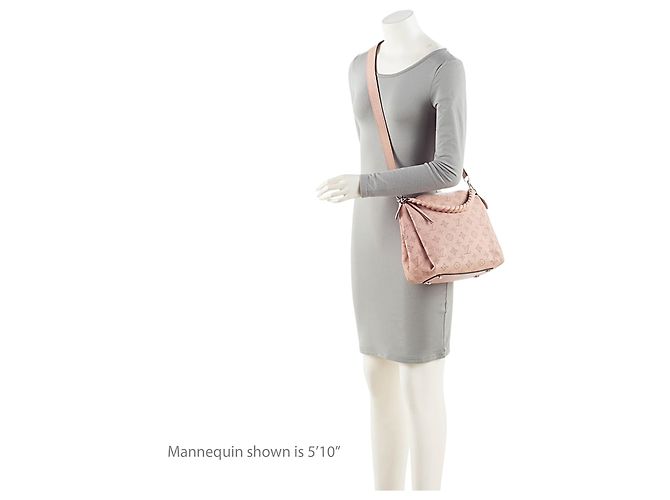Borsa Babylone Chain BB in pelle Mahina Louis Vuitton Rosa - vista 5