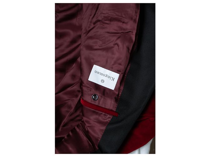 Autre Marque Kingsman, Blazer in velluto rosso - vista 7