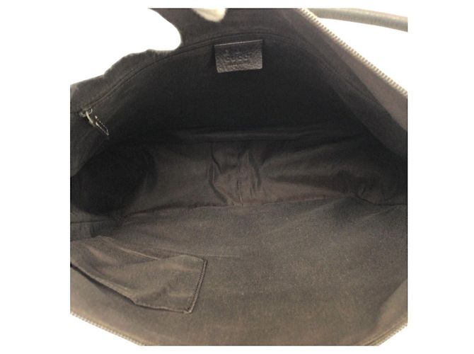 Borsa Hobo Gucci GG Crystal Marrone Beige Oro PVC - vista 9
