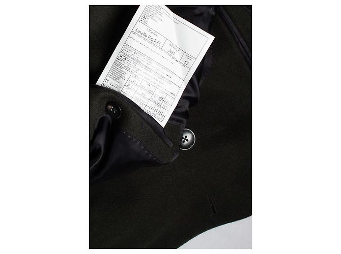 Autre Marque Suitsupply, cappotto in pelo di cammello con patch Lavello Verde - vista 8