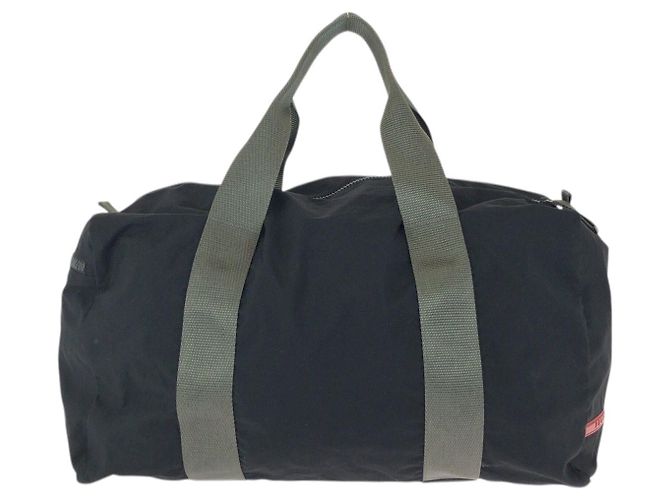 Prada Boston Bag aus Polyester Unisex Schwarz - Ansicht 2