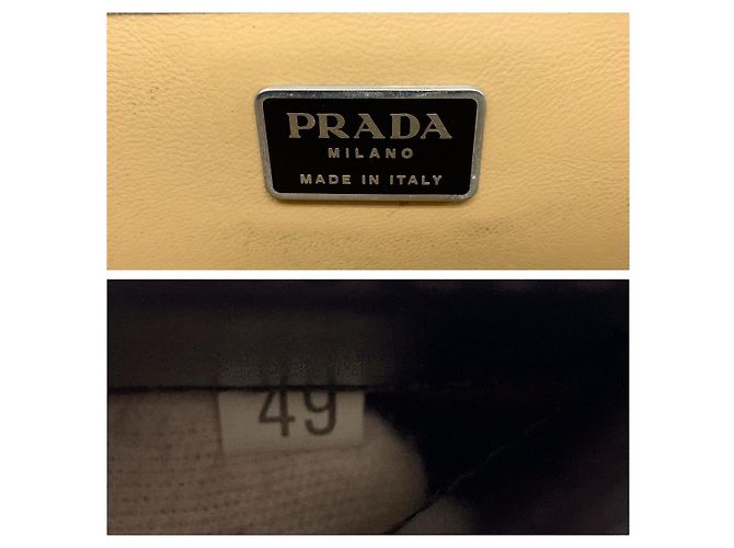Valigetta da ufficio in pelle Prada Marrone - vista 4