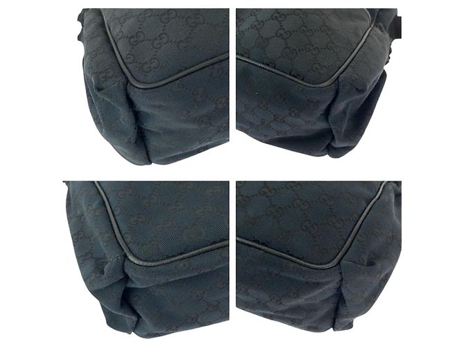 Borsa a tracolla GG Canvas Gucci Nero - vista 3