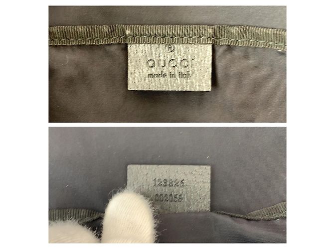 Borsa a tracolla GG Canvas Gucci Nero - vista 4