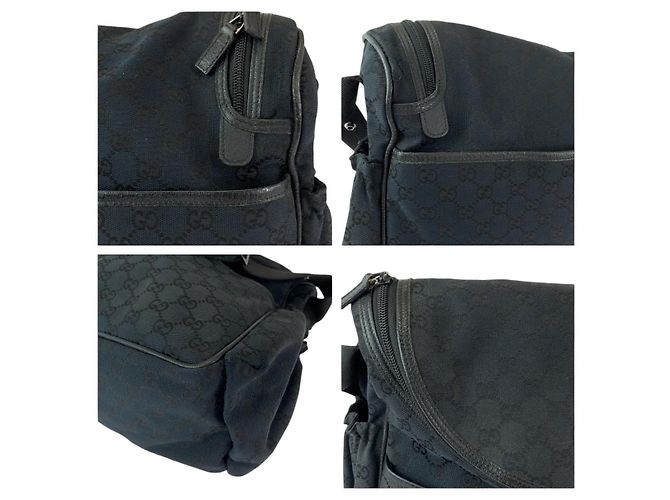 Borsa a tracolla GG Canvas Gucci Nero - vista 6