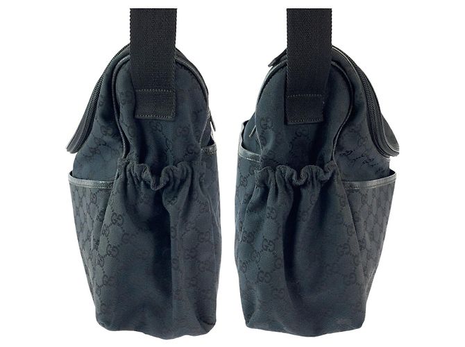 Borsa a tracolla GG Canvas Gucci Nero - vista 8