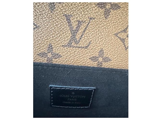 Borsa Louis Vuitton Monogram Canvas Pochette Métis Marrone Monogramma - vista 4