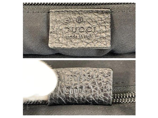 Borsa a tracolla Gucci in nylon e pelle Nero - vista 4