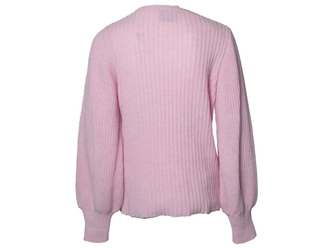 Autre Marque Mads Nørgaard, suéter de canalé rosa - vista 3