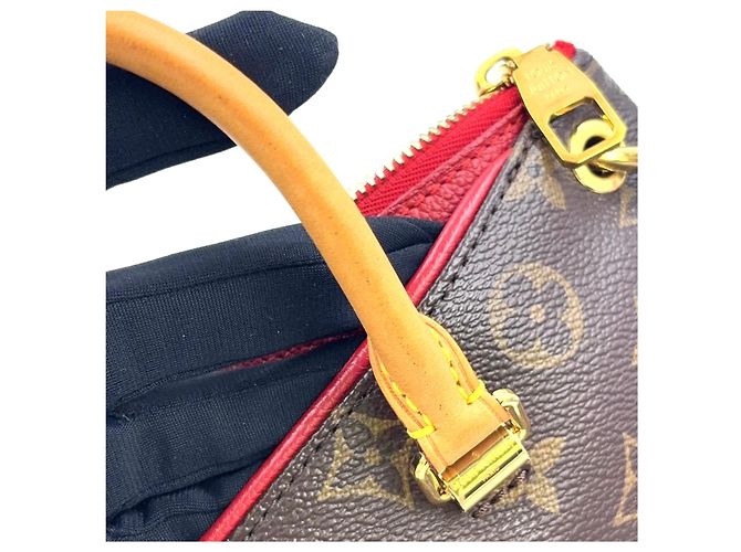 Borsa Louis Vuitton Pallas BB Monogram Marrone - vista 7