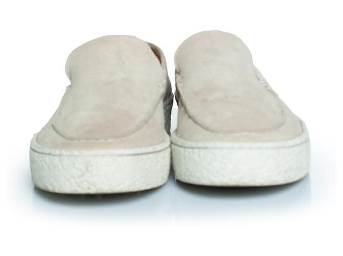 Autre Marque Mocassino Posa in scamosciato beige Marrone - vista 3