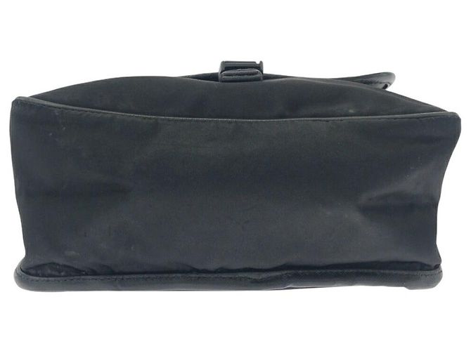 Borsa a tracolla Prada Nylon Tessuto Logo Nero - vista 10