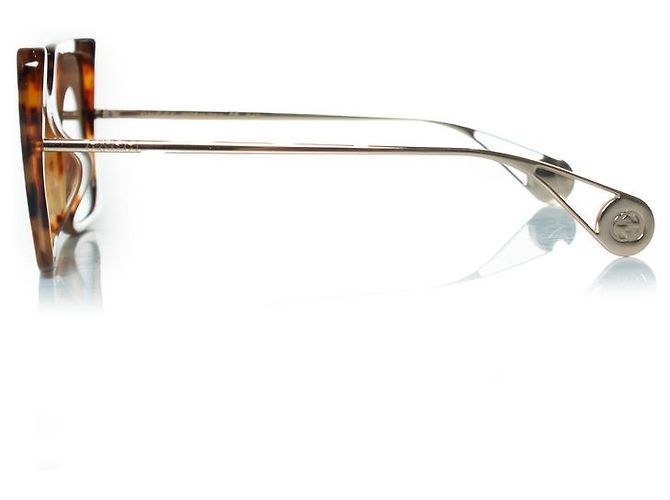 Gucci, Gafas de sol Havana oversized marrón Castaño - vista 5