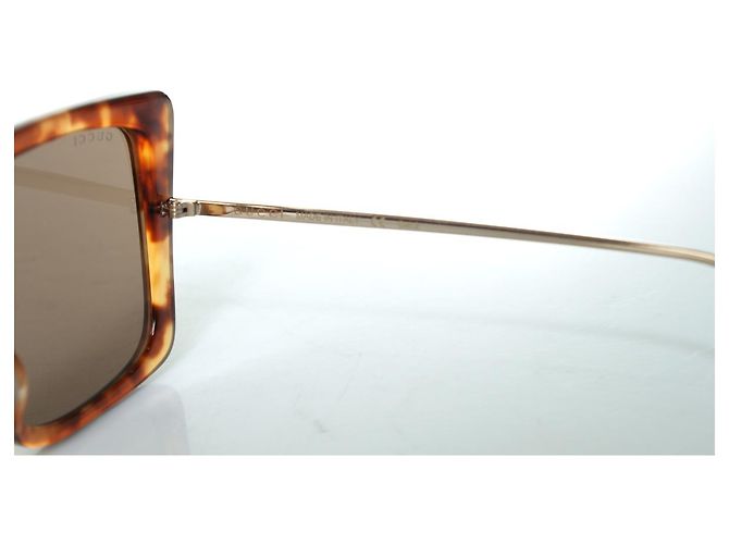 Gucci, Gafas de sol Havana oversized marrón Castaño - vista 7