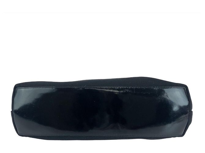 Borsa a tracolla hobo in tela nera Gucci Nero - vista 10