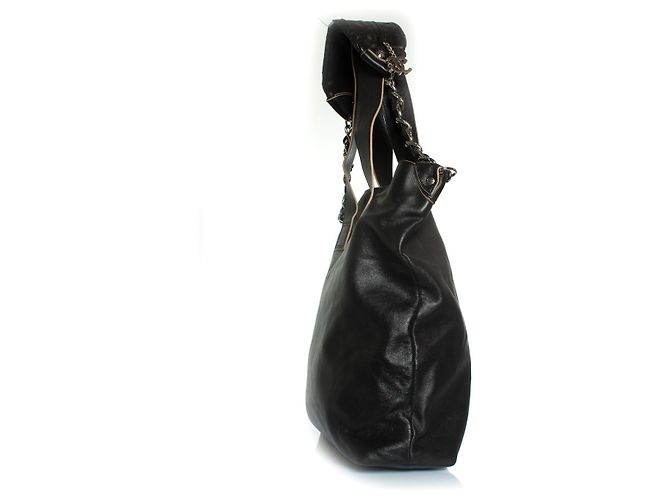 Chanel, Borsa tote 2way Deca coco in pelle nera Nero - vista 2