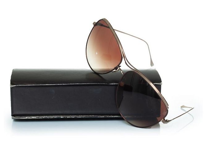 Autre Marque Gafas de sol cat eye Dita, starling 21008 Castaño - vista 3