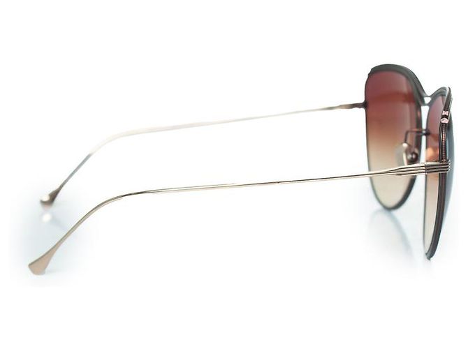 Autre Marque Gafas de sol cat eye Dita, starling 21008 Castaño - vista 4