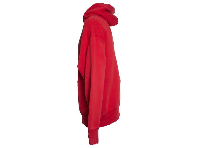 Balenciaga, felpa con cappuccio World food program in rosso - vista 4