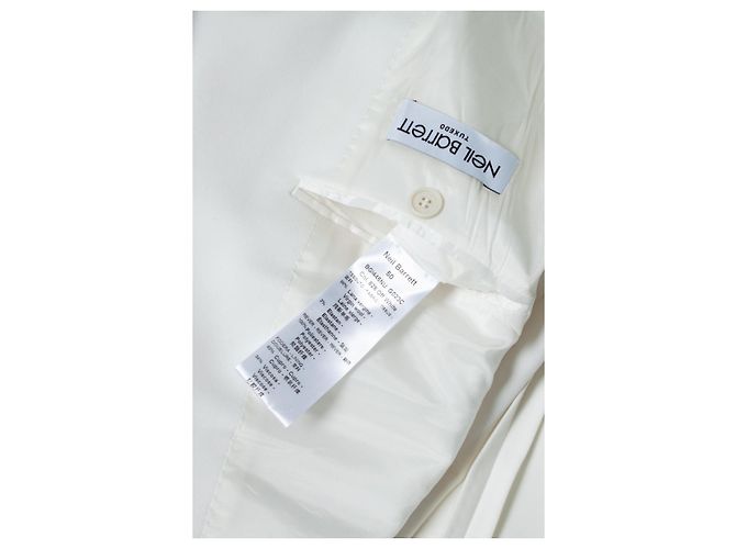Neil Barrett, White camo printed tuxedo jacket - view 6