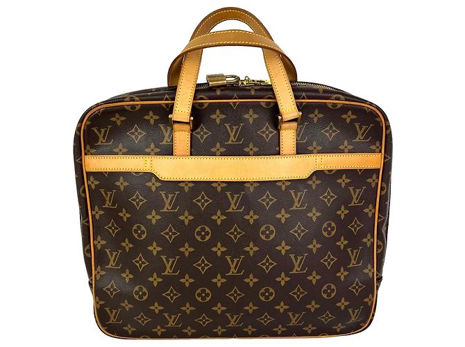 Louis Vuitton Porte Documents Pegase Monogram Valigetta Marrone - vista 2