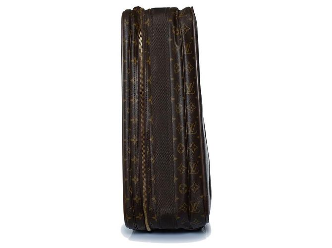 Louis Vuitton, valigia satellite in tela Monogram Marrone - vista 5