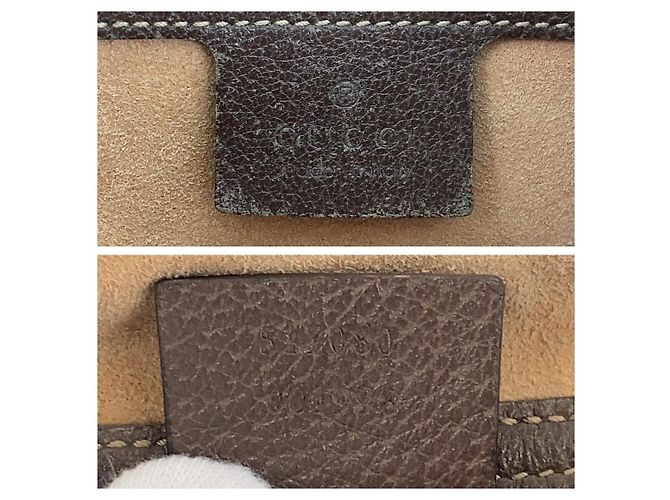 Borsa a tracolla Gucci Ophidia in tela GG Supreme e pelle Marrone Beige - vista 4