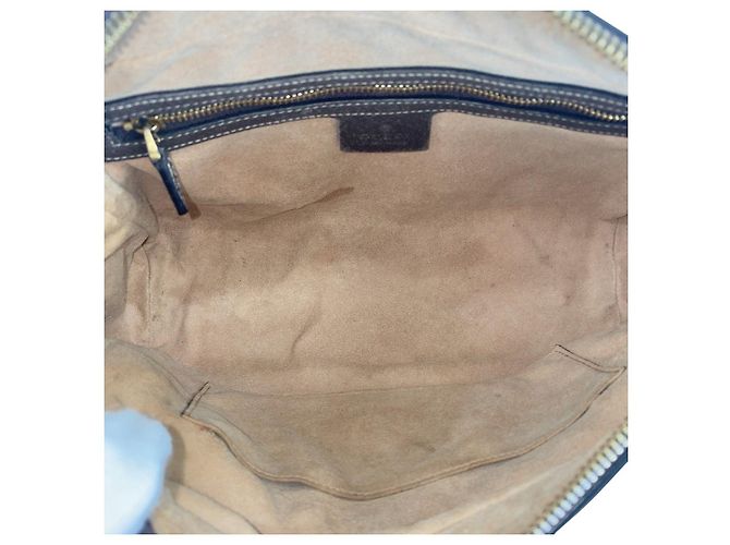 Borsa a tracolla Gucci Ophidia in tela GG Supreme e pelle Marrone Beige - vista 9