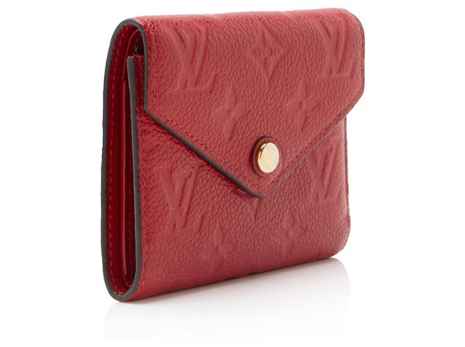 Portafoglio Victorine Monogram Empreinte Louis Vuitton Rosso - vista 2