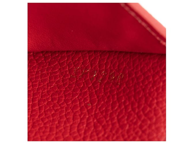 Portafoglio Victorine Monogram Empreinte Louis Vuitton Rosso - vista 4