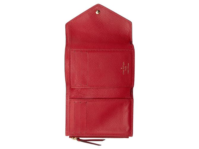 Portafoglio Victorine Monogram Empreinte Louis Vuitton Rosso - vista 5