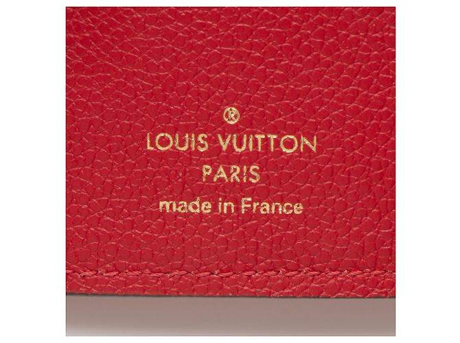 Portafoglio Victorine Monogram Empreinte Louis Vuitton Rosso - vista 6
