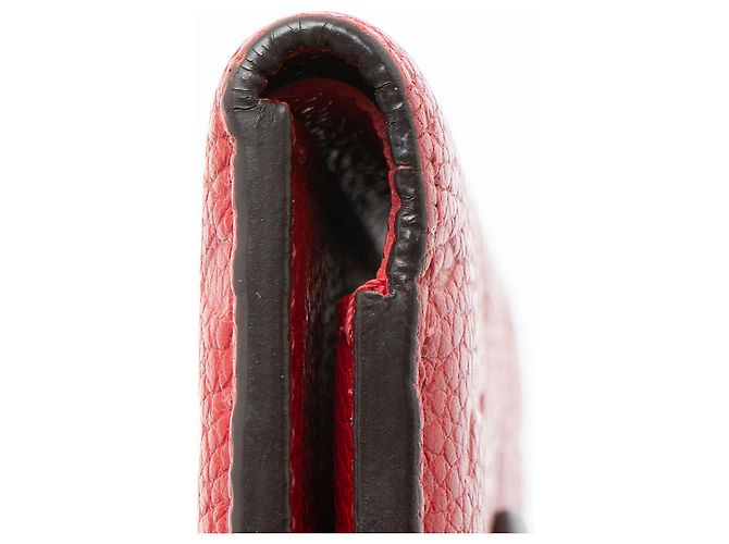 Portafoglio Victorine Monogram Empreinte Louis Vuitton Rosso - vista 8