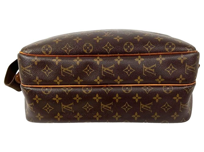 Borsa Louis Vuitton Reporter GM Monogram Crossbody Messenger da Viaggio Marrone - vista 3