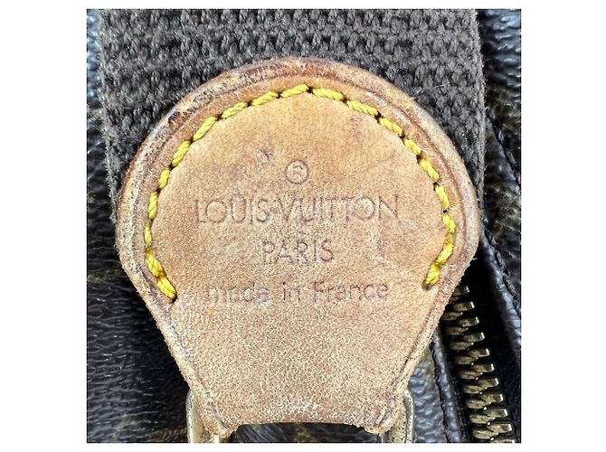 Borsa Louis Vuitton Reporter GM Monogram Crossbody Messenger da Viaggio Marrone - vista 4