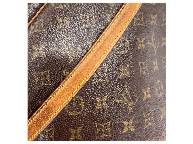 Borsa Louis Vuitton Reporter GM Monogram Crossbody Messenger da Viaggio Marrone - vista 5