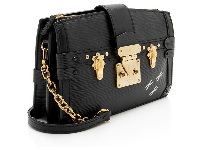 Louis Vuitton Epi Leather Trunk Clutch Black - view 2