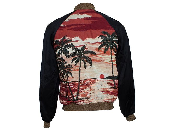 Saint Laurent, Paris SS16 Custom Hedi Slimane Bomber Mehrfarben - Ansicht 2